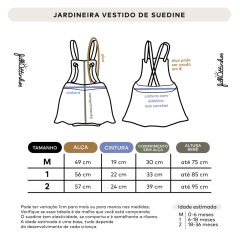 Vestido Jardineira - M - loja online