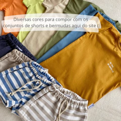 Camiseta Happy Unissex - 1 a 6 anos - loja online