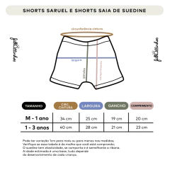 SHORTS SAIA - SUEDINE EGÍPCIO - loja online