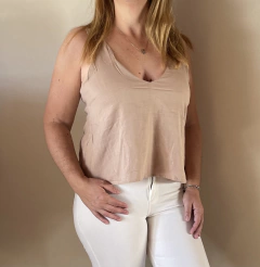 Musculosa Pipi simil lino