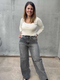 Jean Wide Leg Rigido Polo en internet