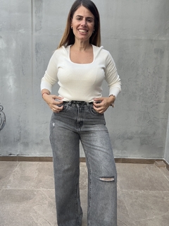 Jean Wide Leg Rigido Polo - comprar online