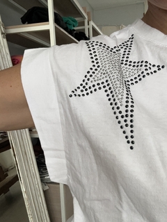 Remera Estrella Strass - Me Amare Indumentarias