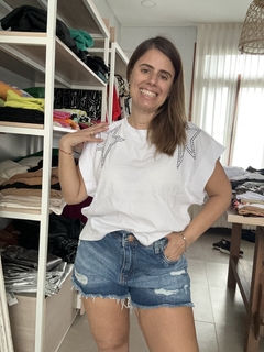 Remera Estrella Strass
