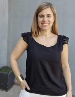 Imagen de Blusa Ivy con encaje