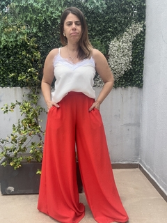 Pollera Pantalon Zoe crepe foil - Me Amare Indumentarias