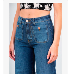 Jean Wide leg Crop Abril - Me Amare Indumentarias