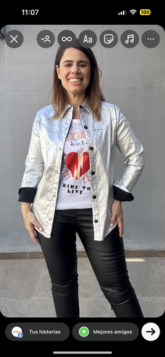 Camisaco Urbano Metalizado - comprar online