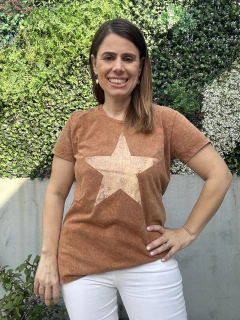 Remera Estrella nevada