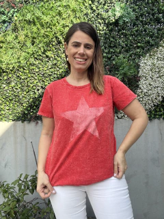 Remera Estrella nevada en internet