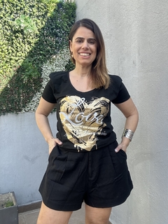 Remera Love foil - Me Amare Indumentarias