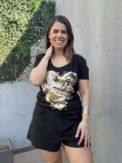 Remera Love foil