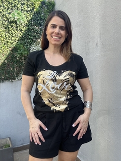 Remera Love foil - comprar online
