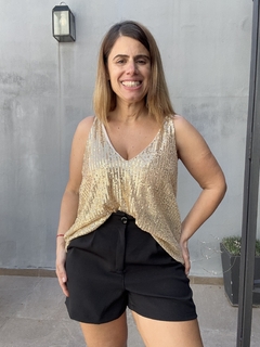Musculosa pailletes Pipi - comprar online