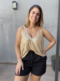 Imagen de Musculosa pailletes Pipi