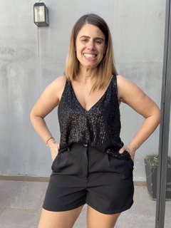Musculosa pailletes Pipi - Me Amare Indumentarias