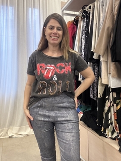 Imagen de Remera Rock Lengua foil
