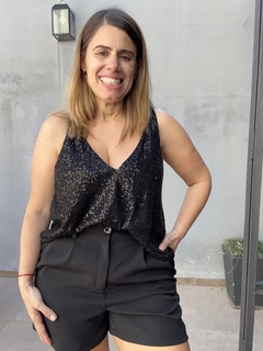 Musculosa pailletes Pipi - comprar online