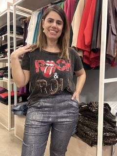 Remera Rock Lengua foil - comprar online