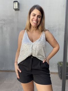 Musculosa pailletes Pipi - comprar online