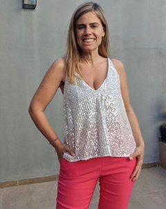 Musculosa pailletes Pipi - Me Amare Indumentarias