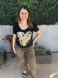 Remera Love foil - tienda online
