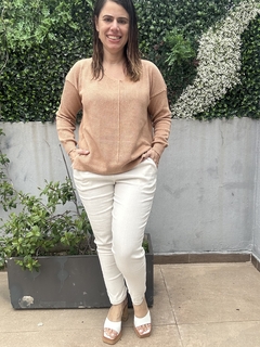 Babucha pinzada Tety Bengalina lino - comprar online
