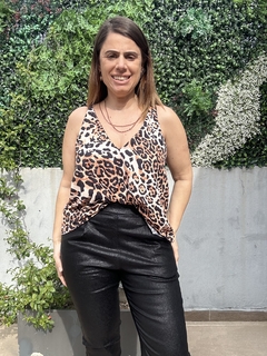Musculosa crepe gasa Pipi print en internet