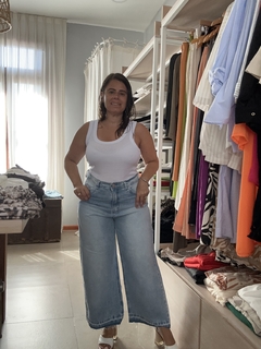 Jean Wide Leg Crop Febrero - comprar online