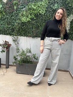 Jean Wide Leg Cinto - Me Amare Indumentarias