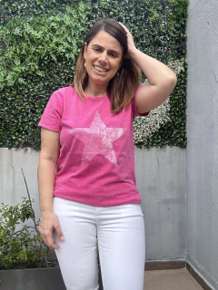 Remera Estrella nevada
