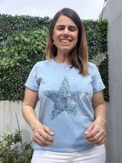 Remera Estrella nevada - tienda online
