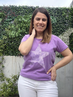 Remera Estrella nevada