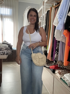 Jean Wide Leg Crop Febrero - comprar online
