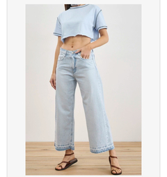 Jean Wide Leg Crop Febrero en internet