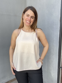 Musculosa crepe foil Pipi - comprar online
