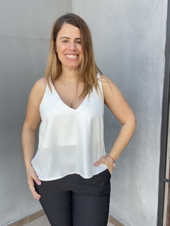 Musculosa crepe foil Pipi en internet