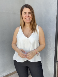 Musculosa crepe foil Pipi - comprar online
