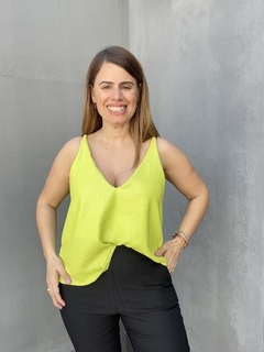 Imagen de Musculosa crepe foil Pipi