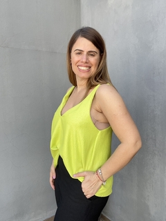 Musculosa crepe foil Pipi