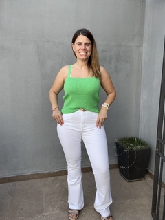 Jean Semi Oxford Blanco en internet