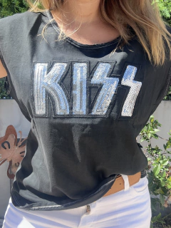 Remera Kiss sin mangas - comprar online