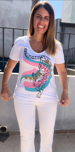 Remera Leopardo colores