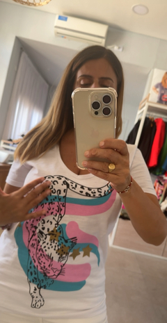 Remera Leopardo colores - Me Amare Indumentarias
