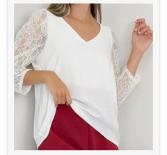 Blusa Diamond con encaje