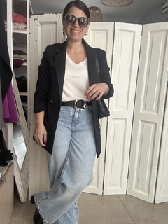 Jean Wide Leg Tachas - Me Amare Indumentarias