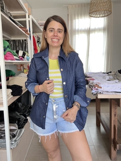 Camisaco Urbano Denim lurex en internet