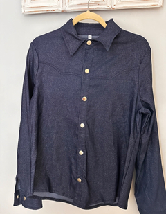 Camisaco Urbano Denim lurex - tienda online