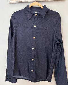 Camisaco Urbano Denim lurex - Me Amare Indumentarias