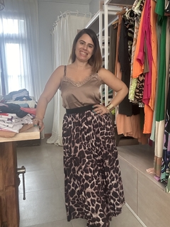 Imagen de Falda Plisada Malbec